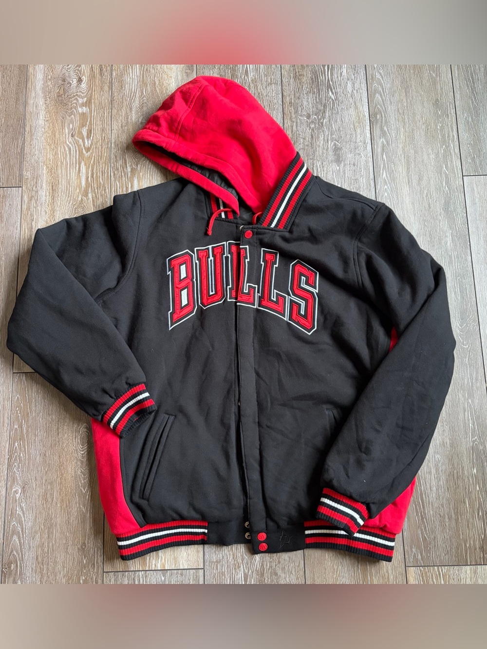 Vintage/Y2K Chicago Bulls JH Design 3XL Reversible Hooded Jacket